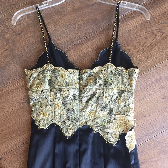 Mandalay Satin Beaded Dress - Picture 8 of 8